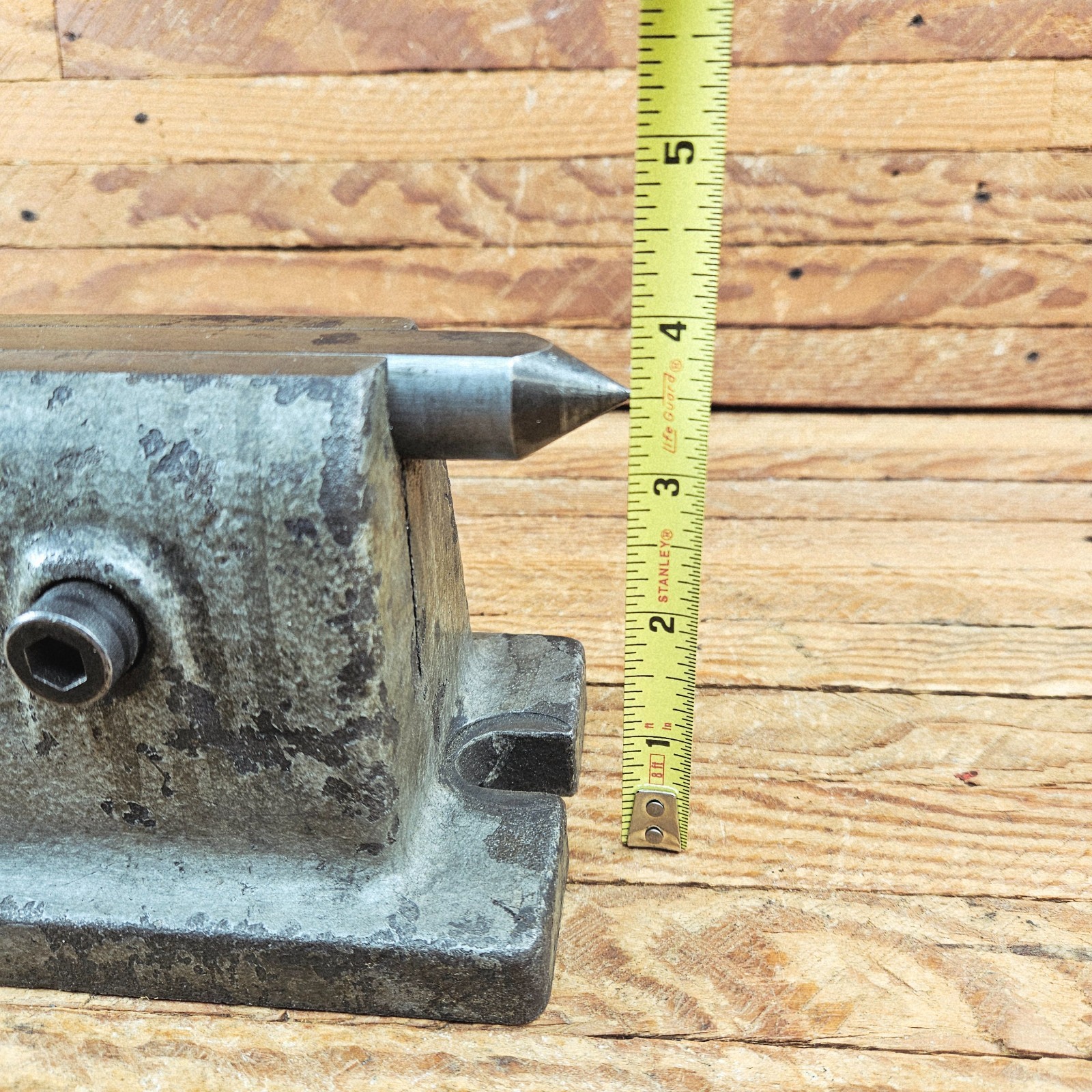 Vintage Heavy Duty Dividing Head Tailstock 3-1/2” Unbranded
