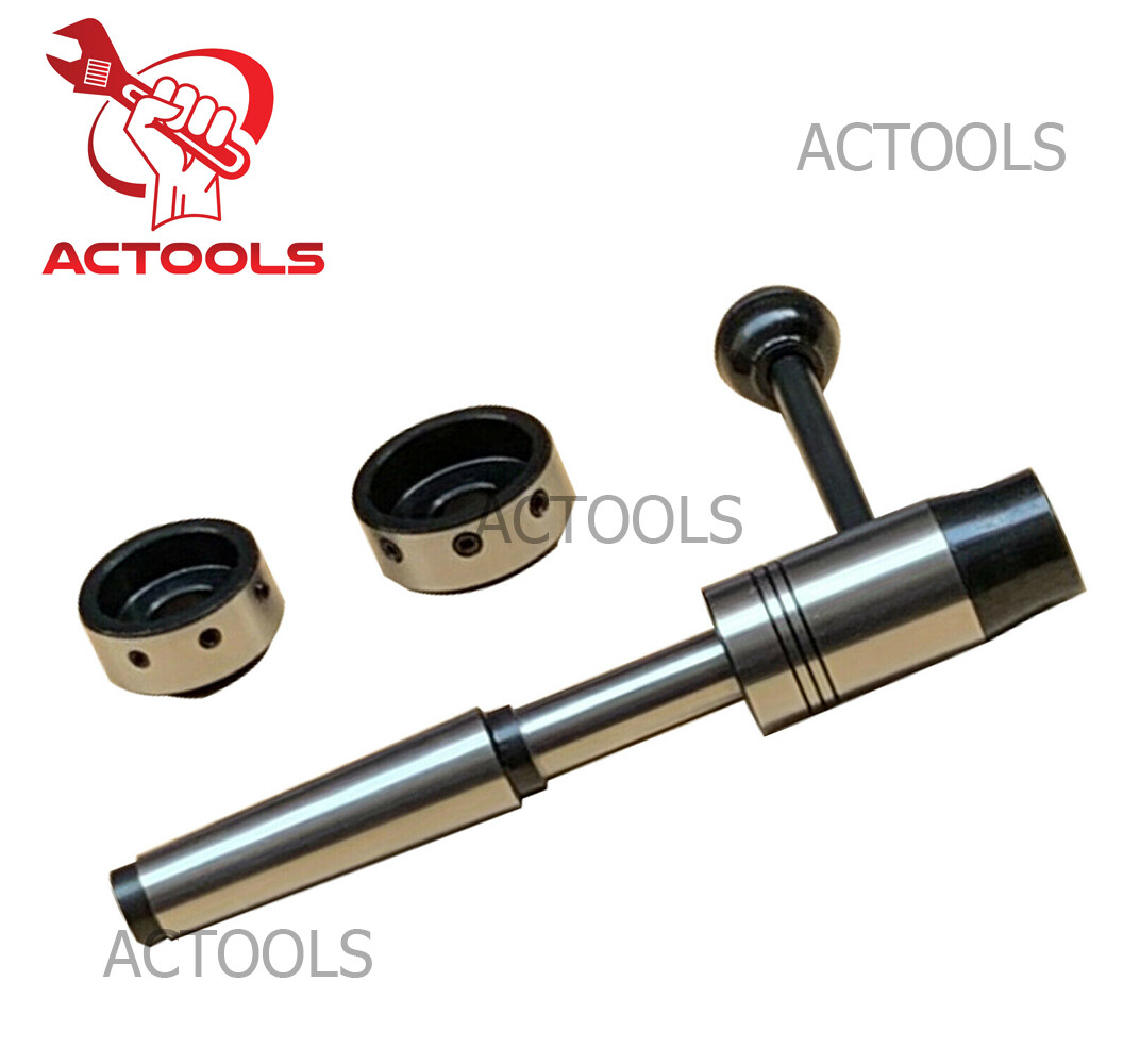 MT2 Lathe Tailstock Floating Type Die Holder Set Shank 2MT Inch Imperial Size