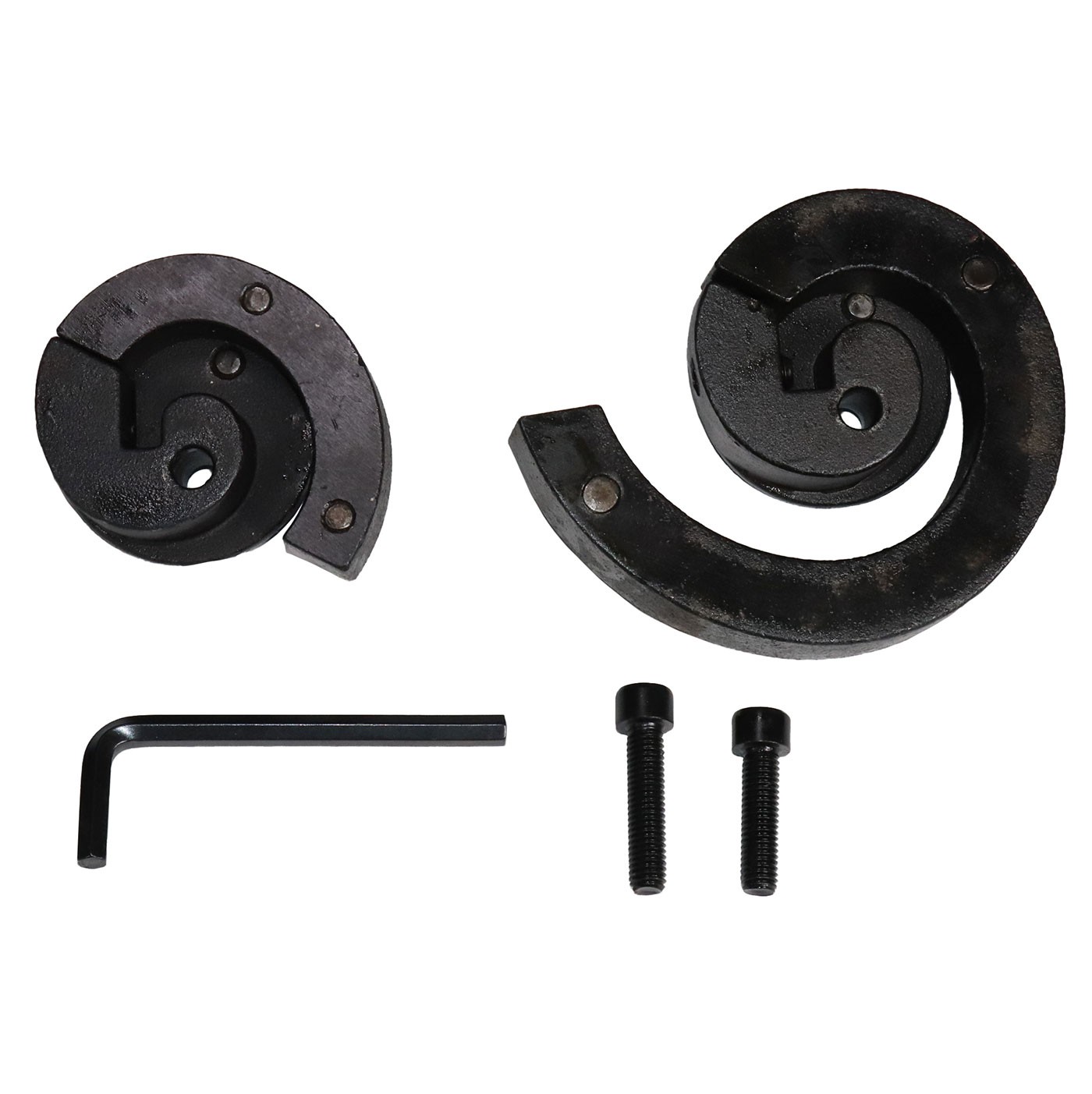 Erie Tools® Bench Mount Scroll Bar Bender for Angular Roll Hoop and Coil Bending