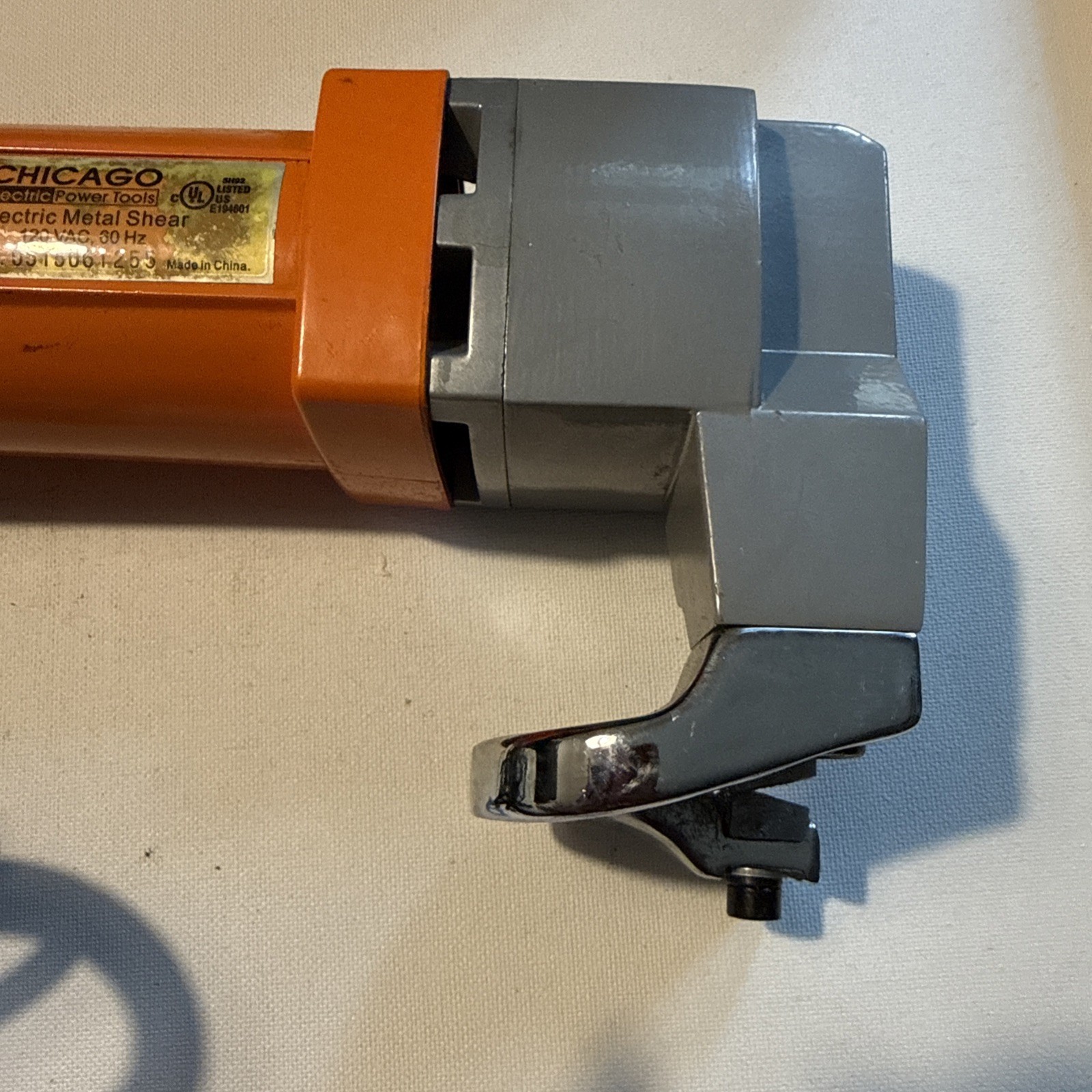 Chicago Electric Metal Shear 120V AC/DC, 50–60 Hz