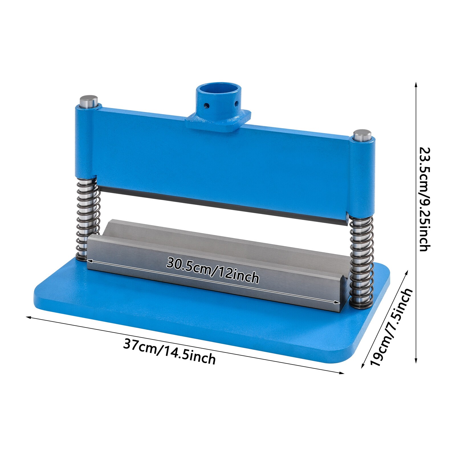 12Inch Dual Spring Design Press Brake Attachment For Hydraulic Shop Presses Blue