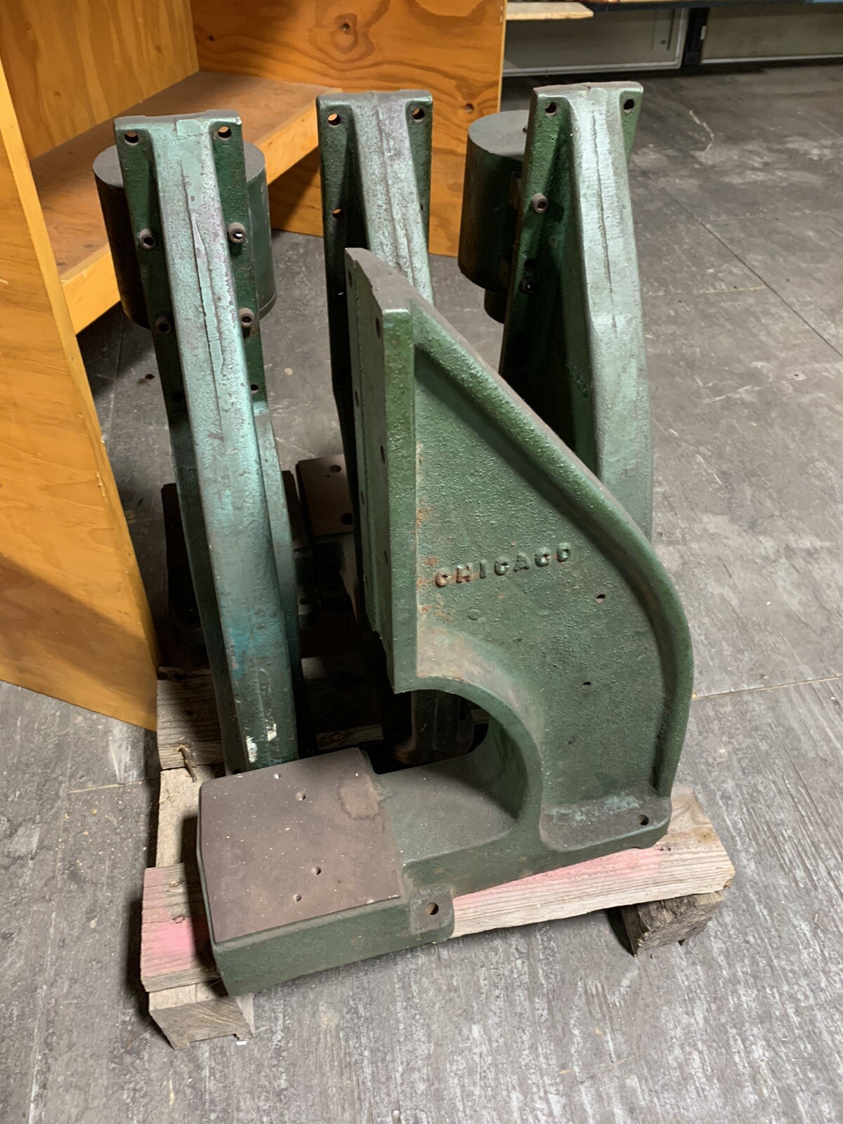 chicago press casting 1 Press Frame Per Sale. Punch Press.