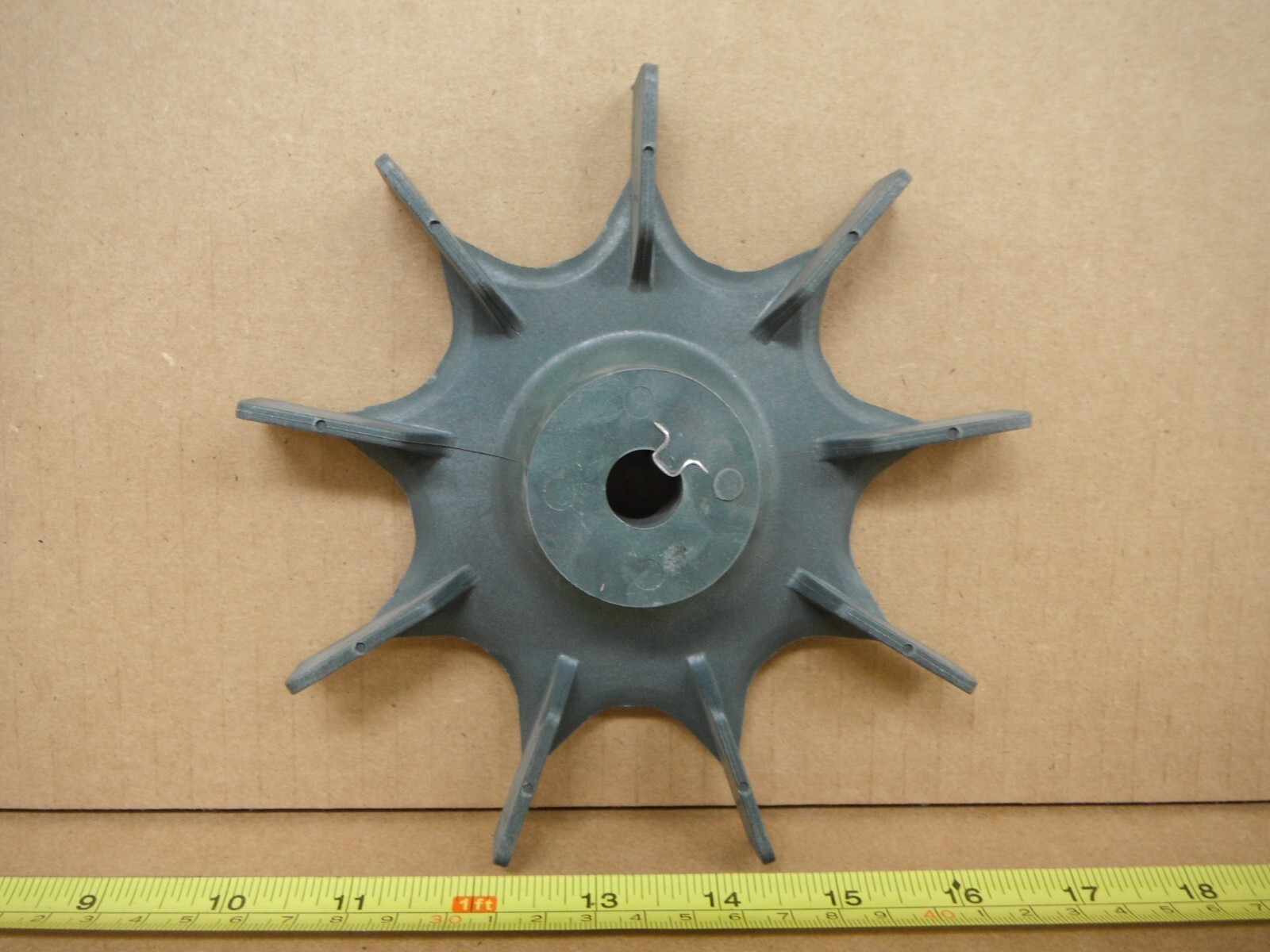 Bridgeport mill 1 1/2 or 2 HP variable speed MOTOR FAN 1546-05 US Motors NIDEC