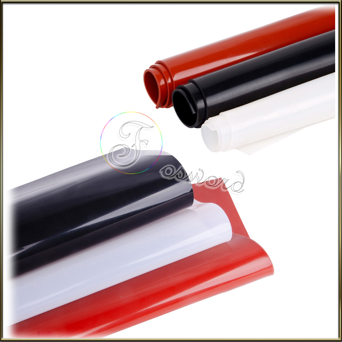 Silicone Rubber Sheet 500 x500mm Sealing Pad 0.1 0.2 ~ 0.8 1 1.5 2 3mm Thick Mat