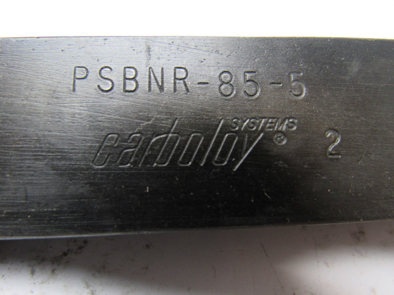 Carboloy PSBNR-85-5 1″x 1-1/4″ Shank Indexable Lathe Tool Holder 6″ OAL RH