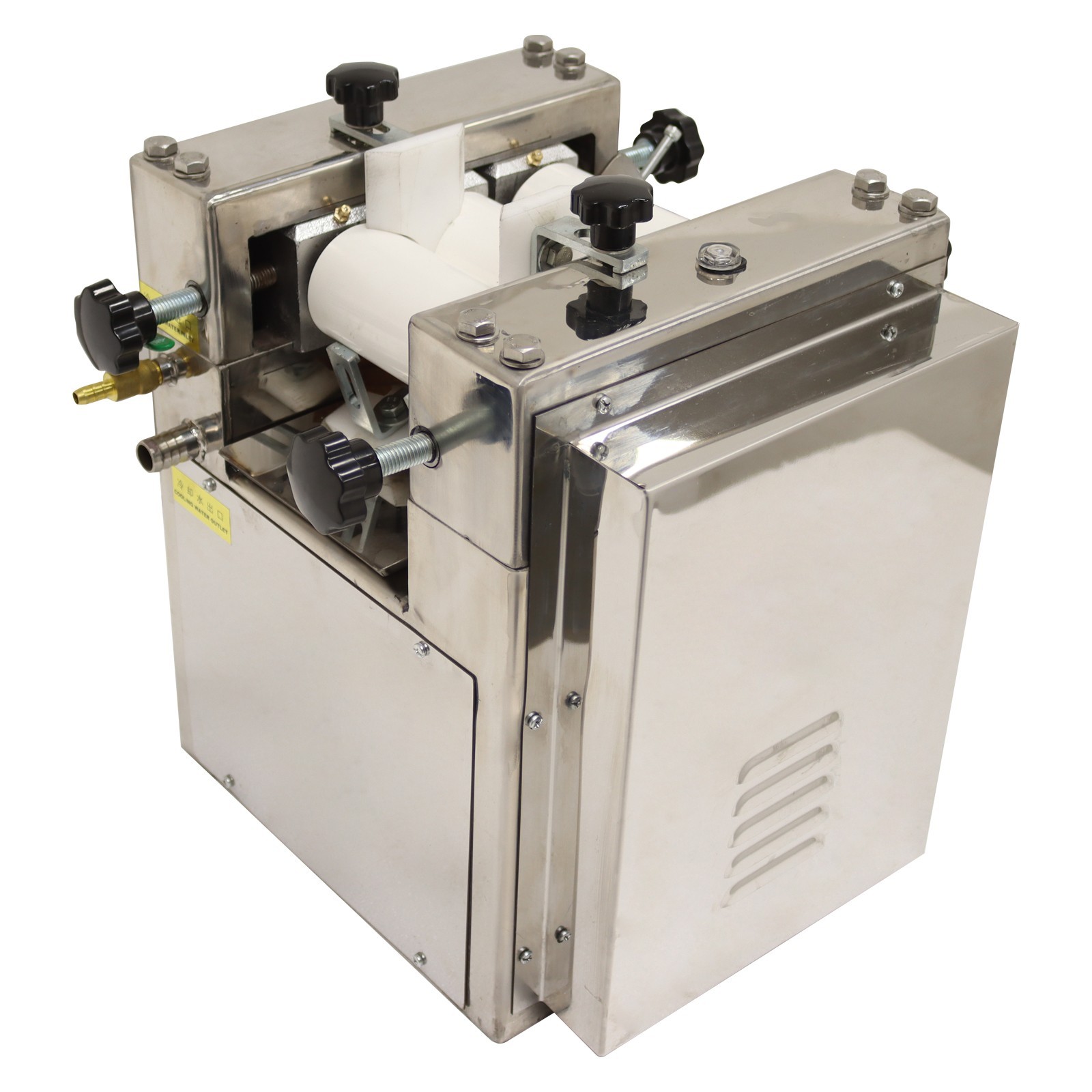 750W 110V Lab/Industrial Triple Roll Mill Grinder with 3 Zirconia Ceramic Rolls