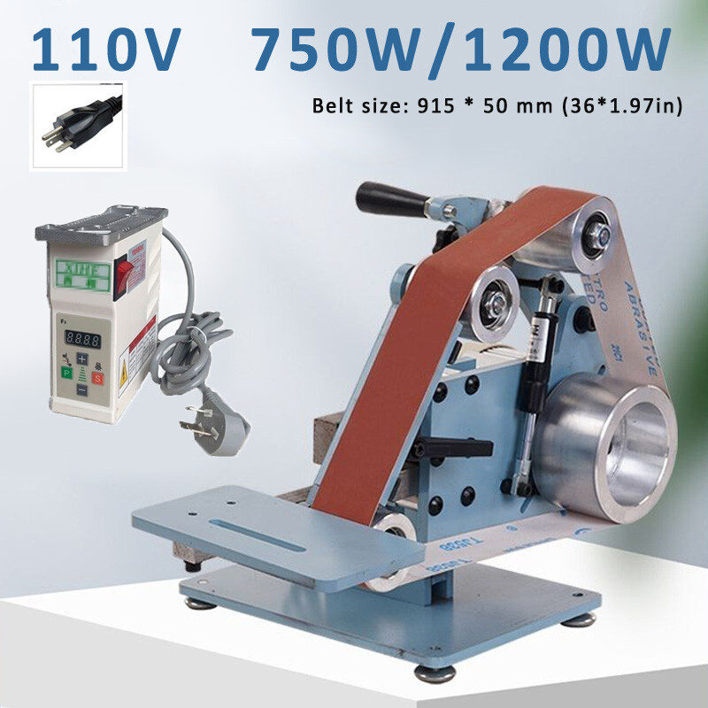 750/1200W 915*50 mm Belt Machine 110V DIY Sander Polishing Grinding Tool Machine