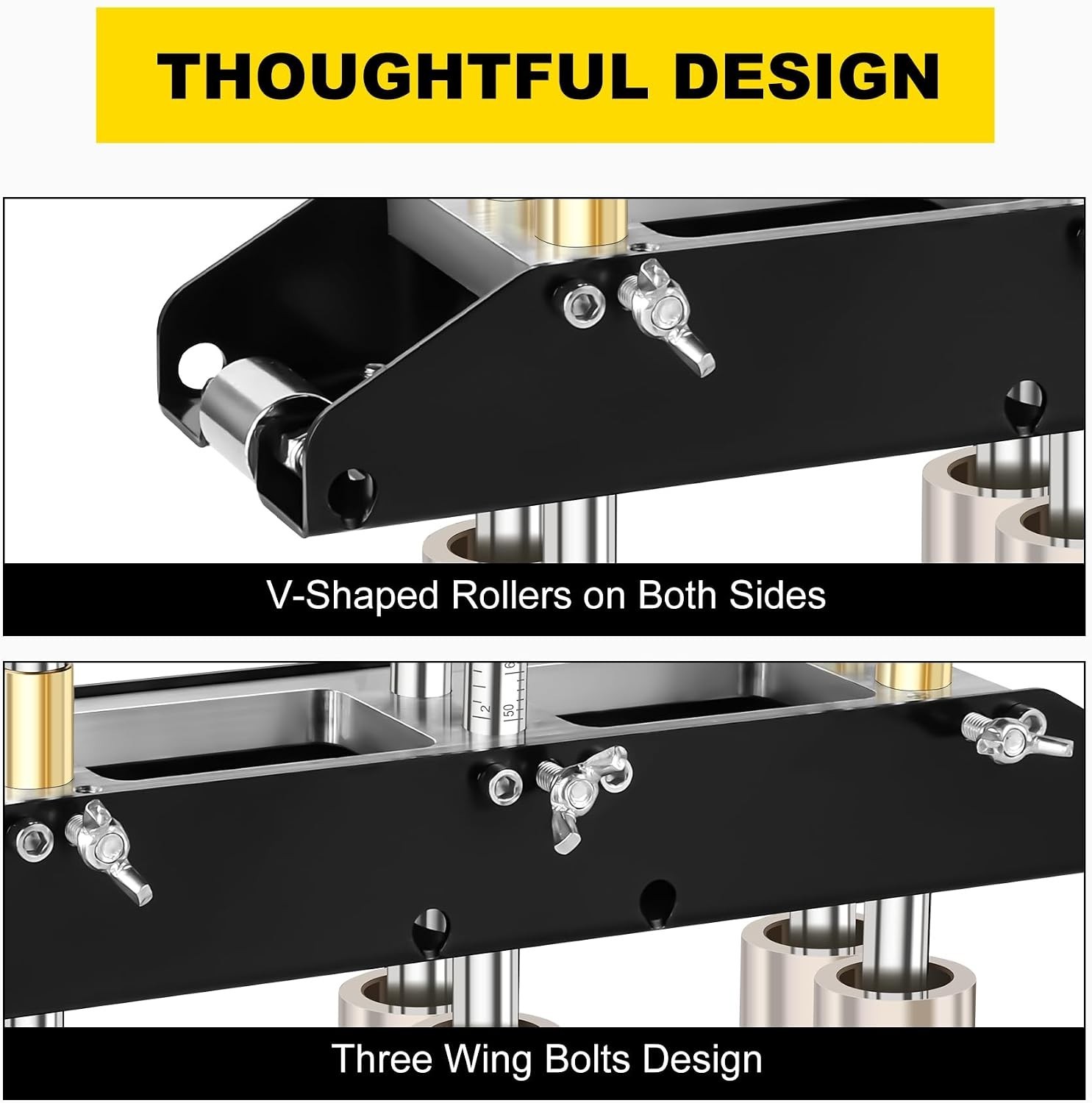3 Station Edge Roller Bender for 5/8″ to 4″ Elbows | Heavy-Duty Bending Tool