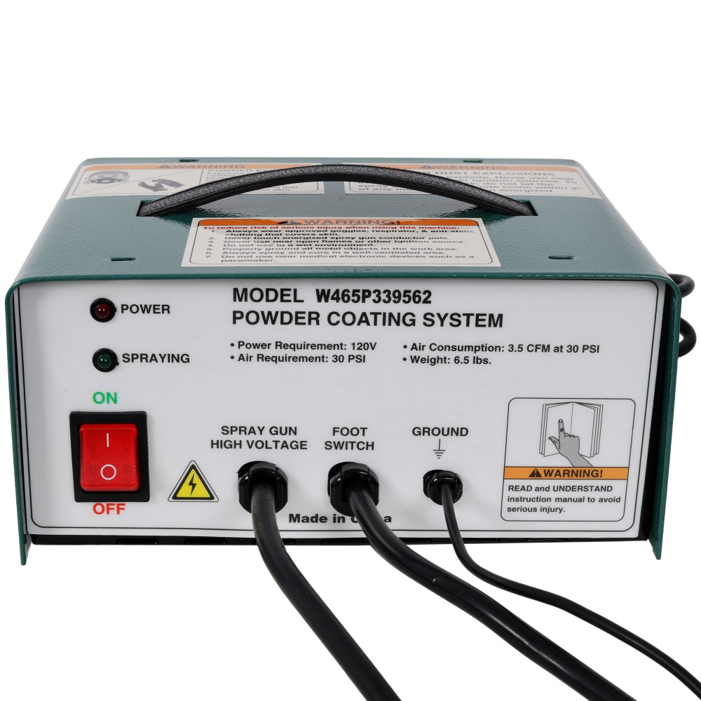 Complete Electrostatic Powder Coating System, 120V/60HZ,Powder Coating Kit