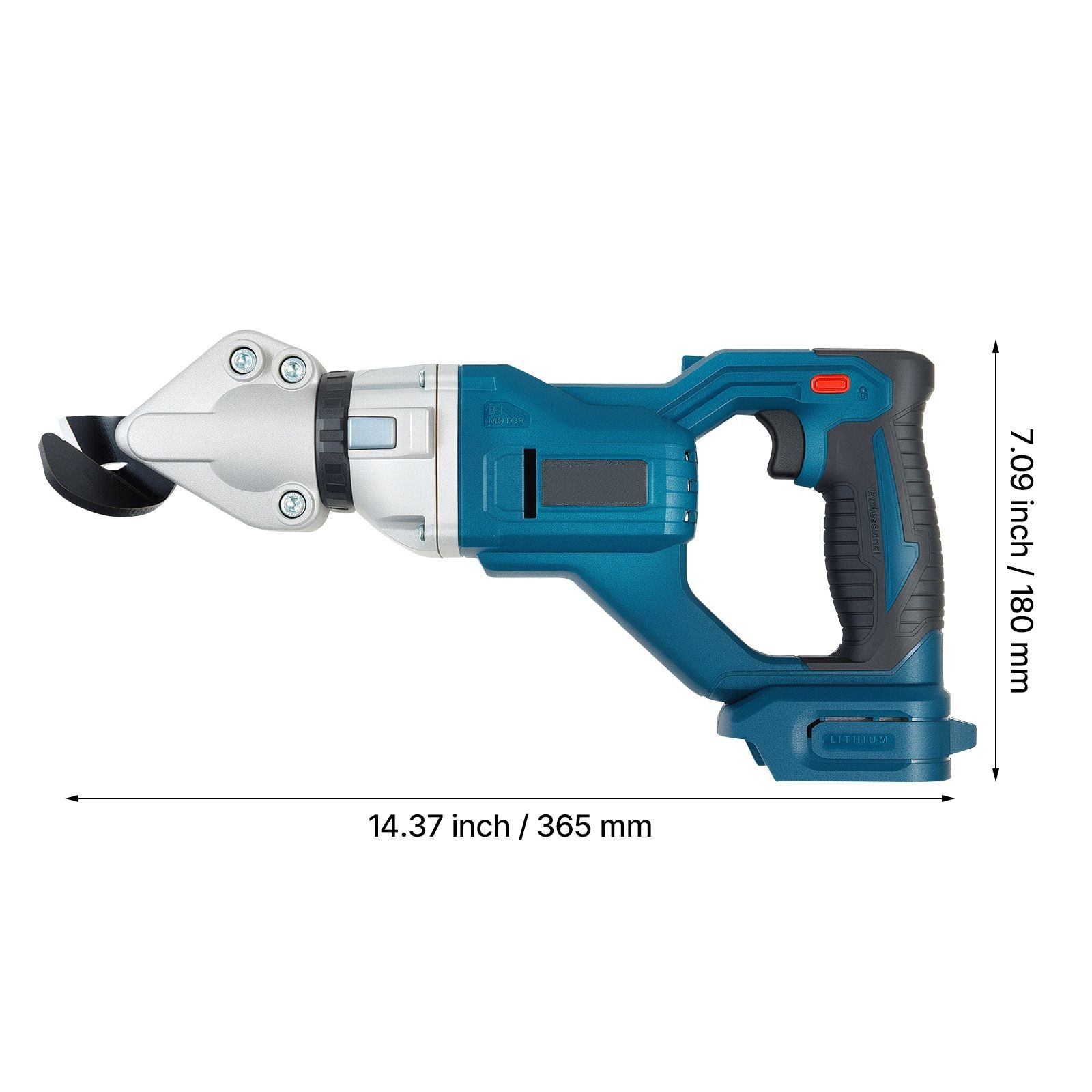 Metal Shear Cordless Rotating 360° Head 25K RPM 18 GA Metal
