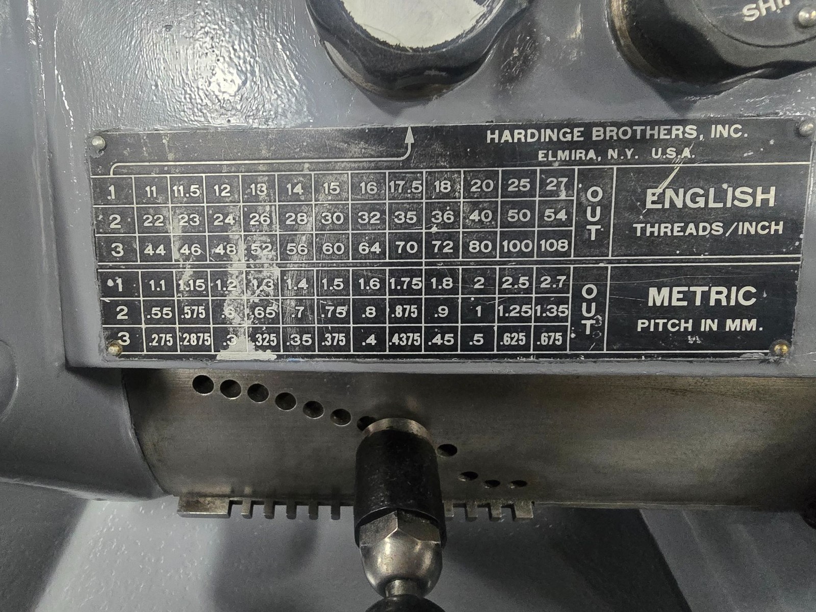 11”x18” Hardinge HLV-H-EM Tool Room Lathe w/Inch/Metric