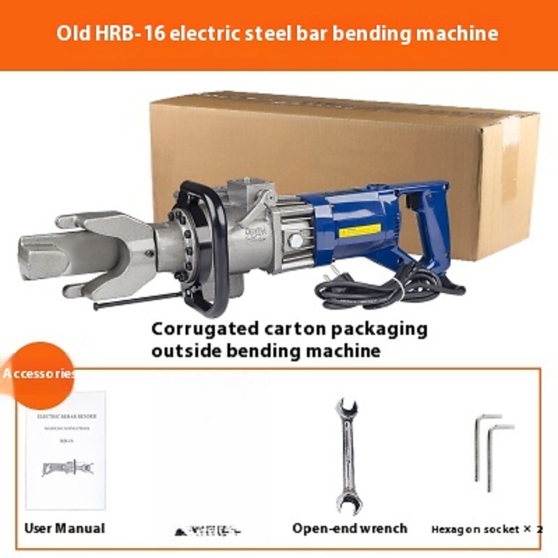 750W Hydraulic Electric Rebar Bender Handheld Rebar Bender, Bar, RB-16