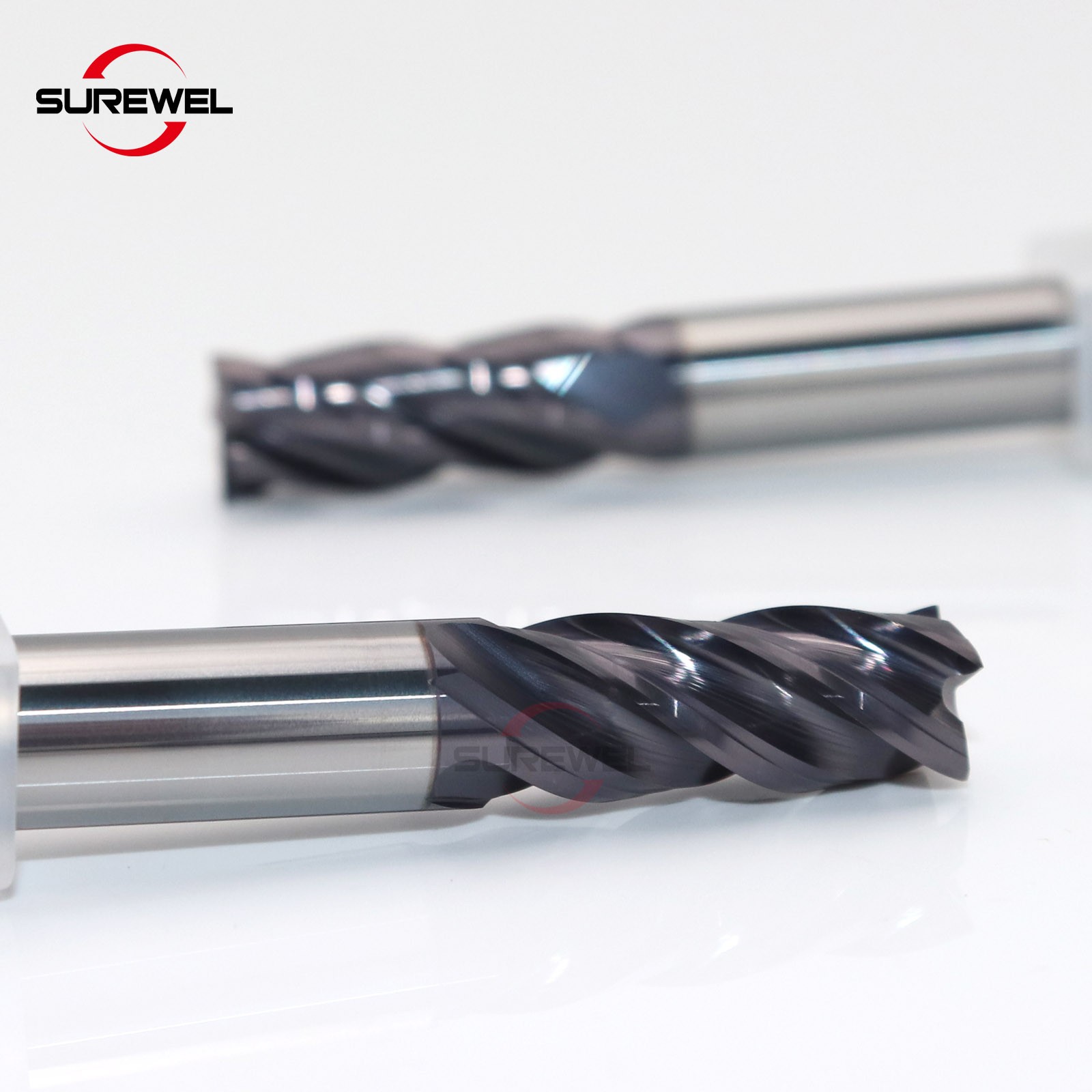 Endmill Alloy Steel Milling Cutter HRC55 4 Flute CNC Metal Cutter Milling Tools