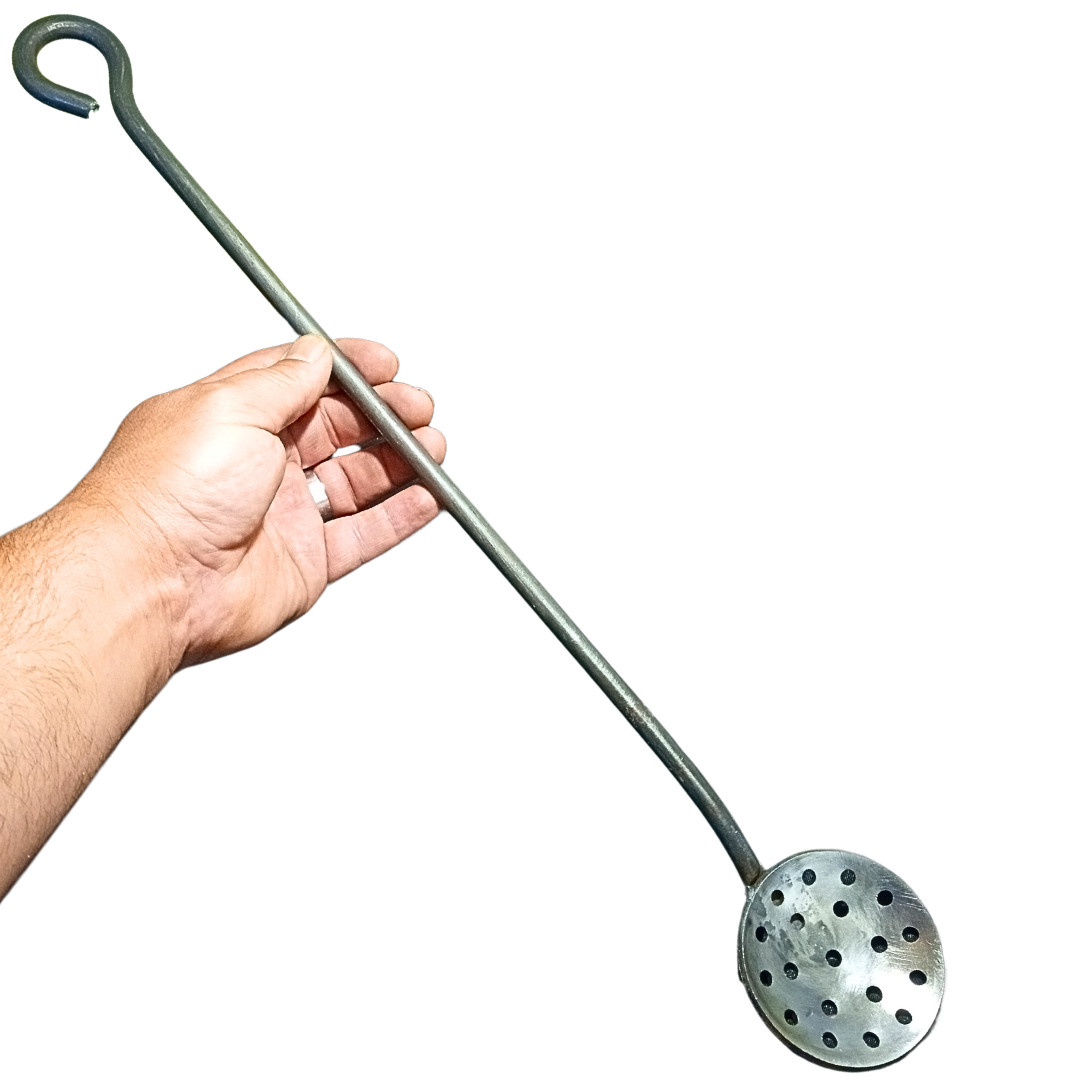 RotoMetals Casting Skimmer – 3 inch Steel for Lead/Pewter/Zinc Alloys Skimming