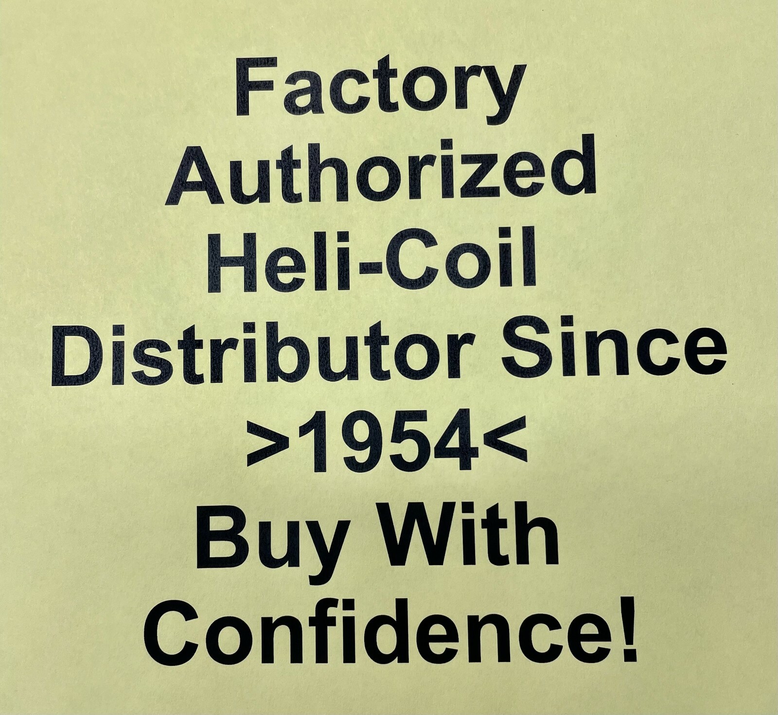 Helicoil 3591-4CN500S Strip-Feed Inserts; 1/4-28; C of C Included!!
