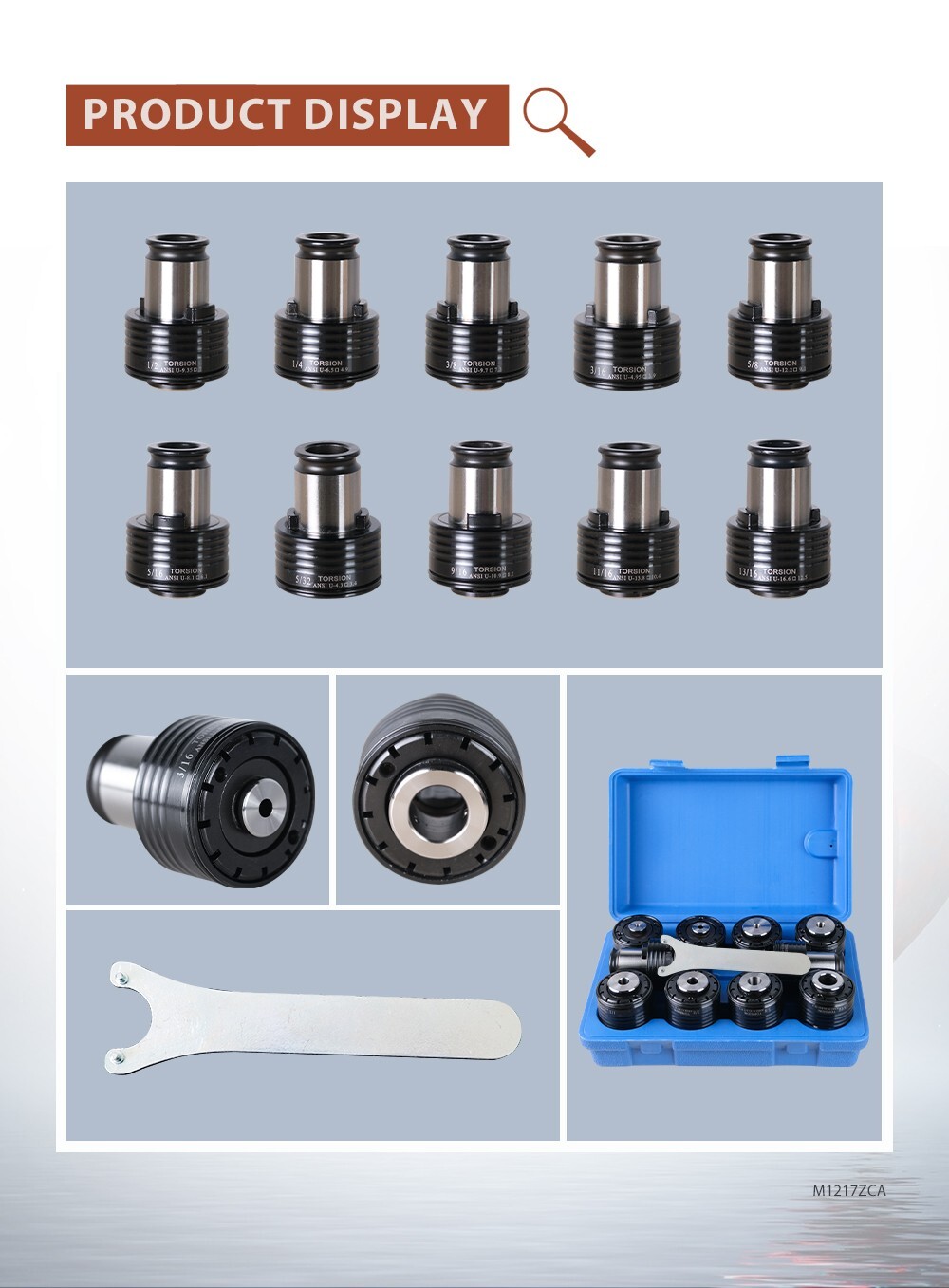 US Stock 10PCS TC820 ANSI Collets Tap Torque Collet for M24HR Tapping Machine