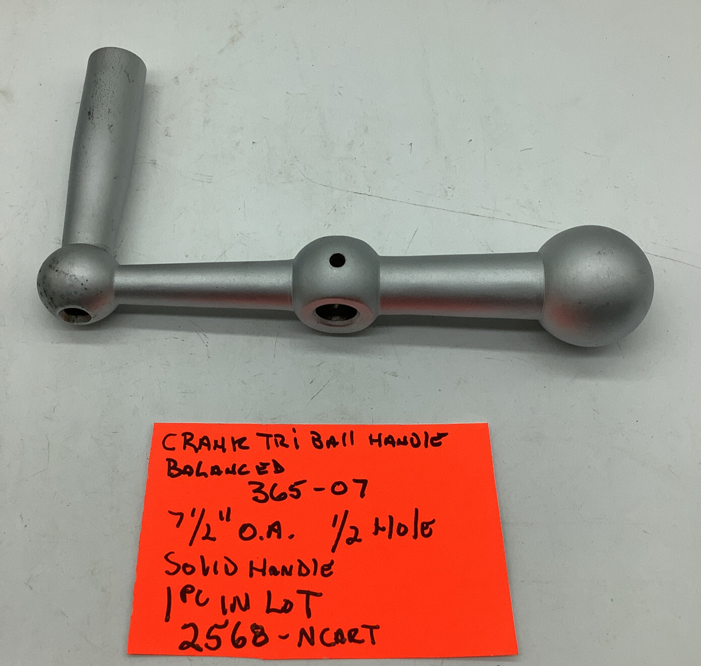 Handle Lathe, Crank Tri Ball Balanced 365-07,(One In Lot) 2568-N Cart