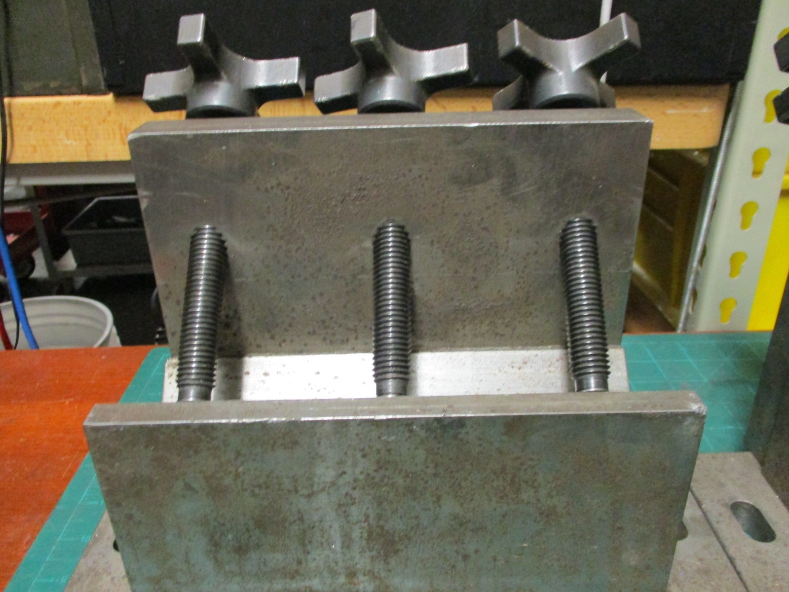 MACHINIST TOOLS * HEAVY DUTY V-BLOCKS * PAIR * SHOP MADE
