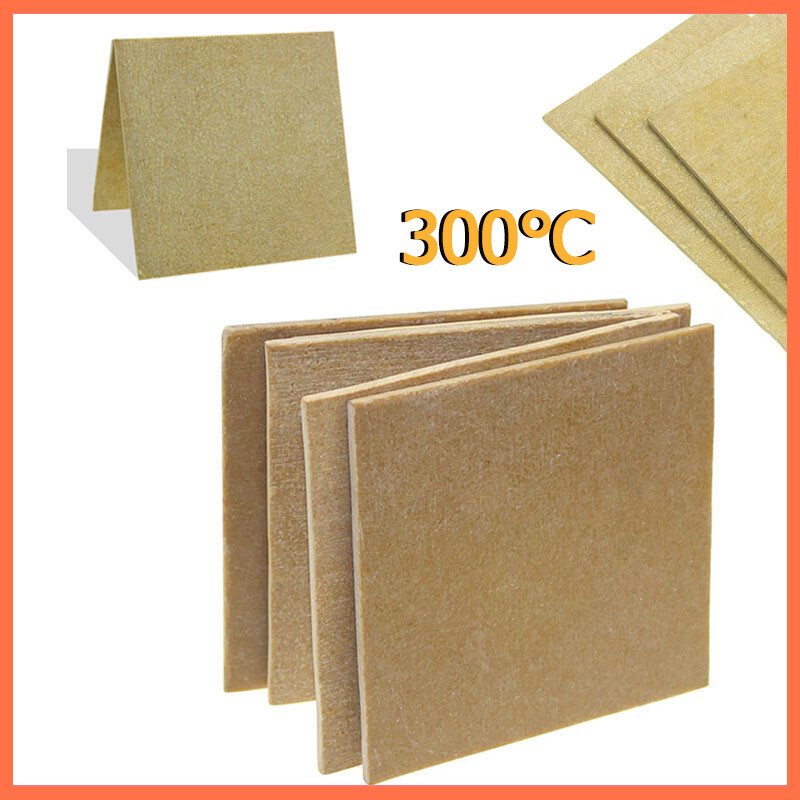 GlassFiber Plate Sheet Heat Shield Sheet 300℃ Temp Insulation Board Panel Plate