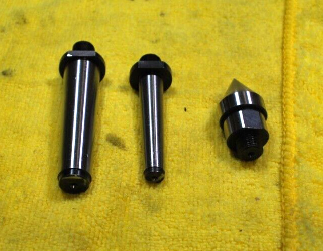 Offset Tailstock w/ Live Center, Dead Center for Turning, MT1, MT2 & MT3 Shanks
