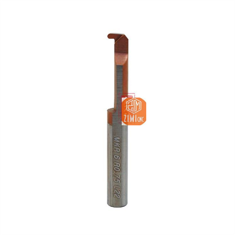 Integral alloy small diameter, internal cut arc groove knife MKR 4 5 6 R0.5 R1mm