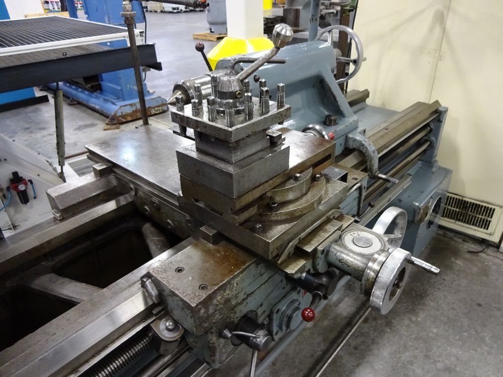 Cazanueve 28″ Swing x 60″ B.C. Geared Head Engine Lathe HB725 Inch/Metric Thread