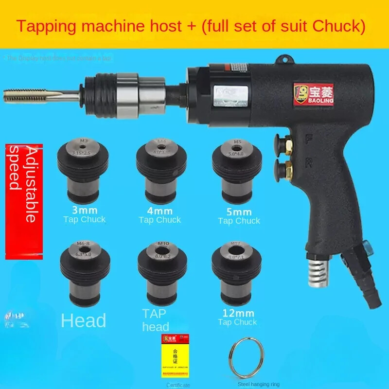 Hand-held Gun-type Taps Back To The Clamps Pneumatic Tapping Machine