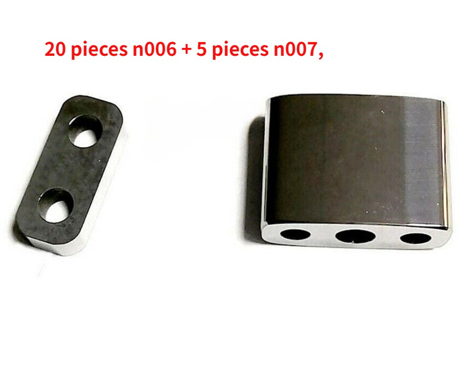 FOR Makino Wire EDM Part Upper Lower Tungsten Steel Conductive Block N006 + N007