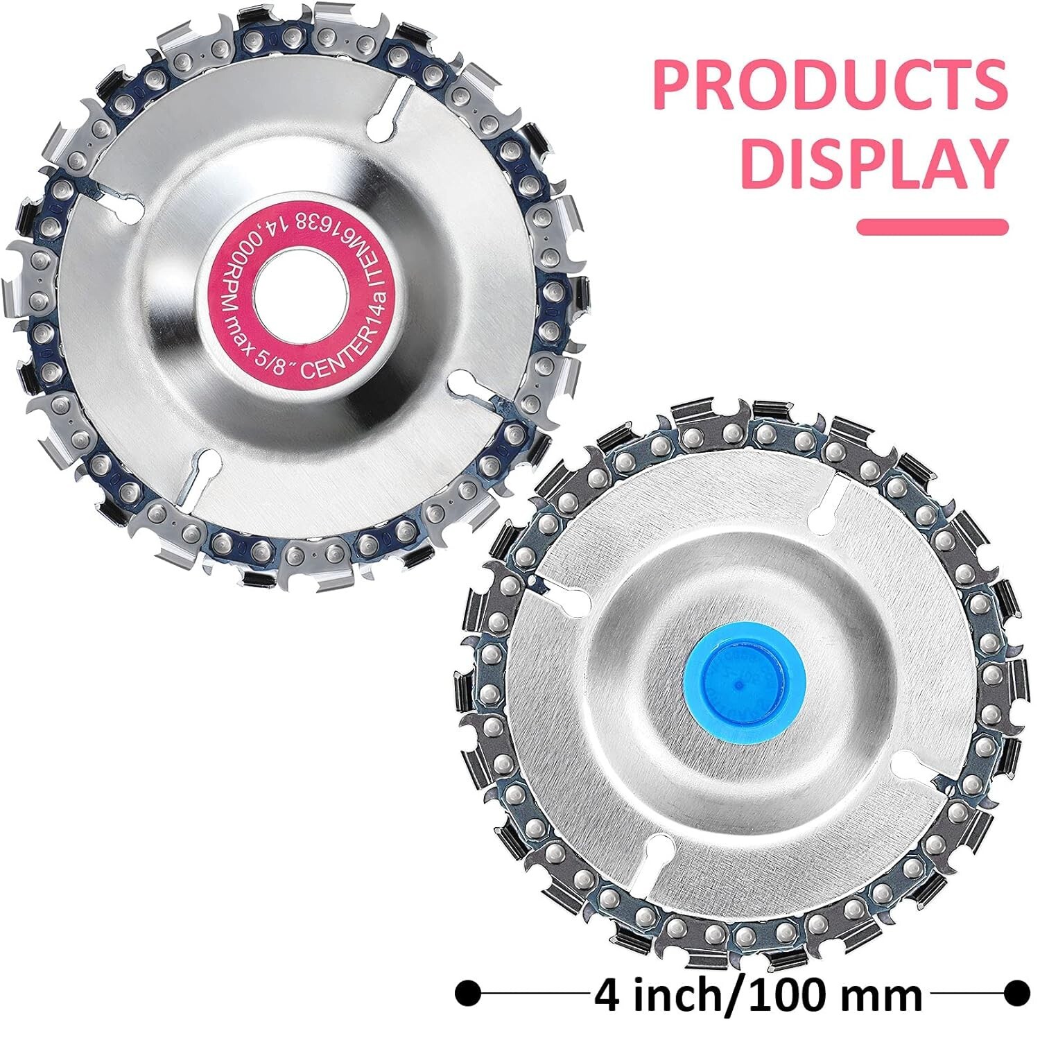 Disco de cadena para tallado de madera de 5/8 pulgadas, 3 piezas