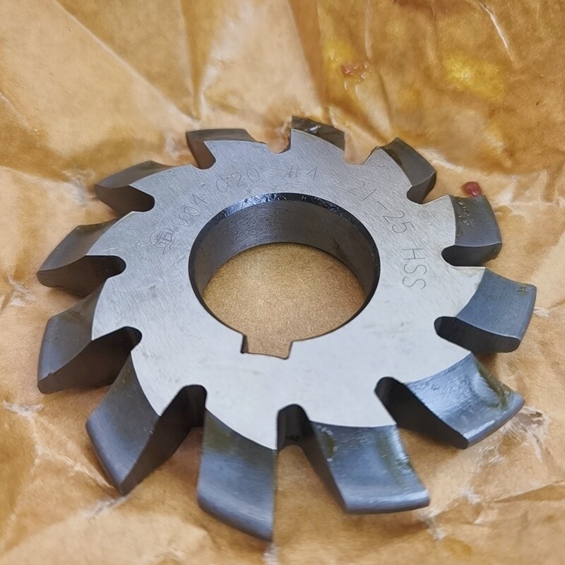 8PCS NO.1-NO.8 M3.5 PA20 CNC HSS module 3.5 Involute Gear Cutter Milling cutter