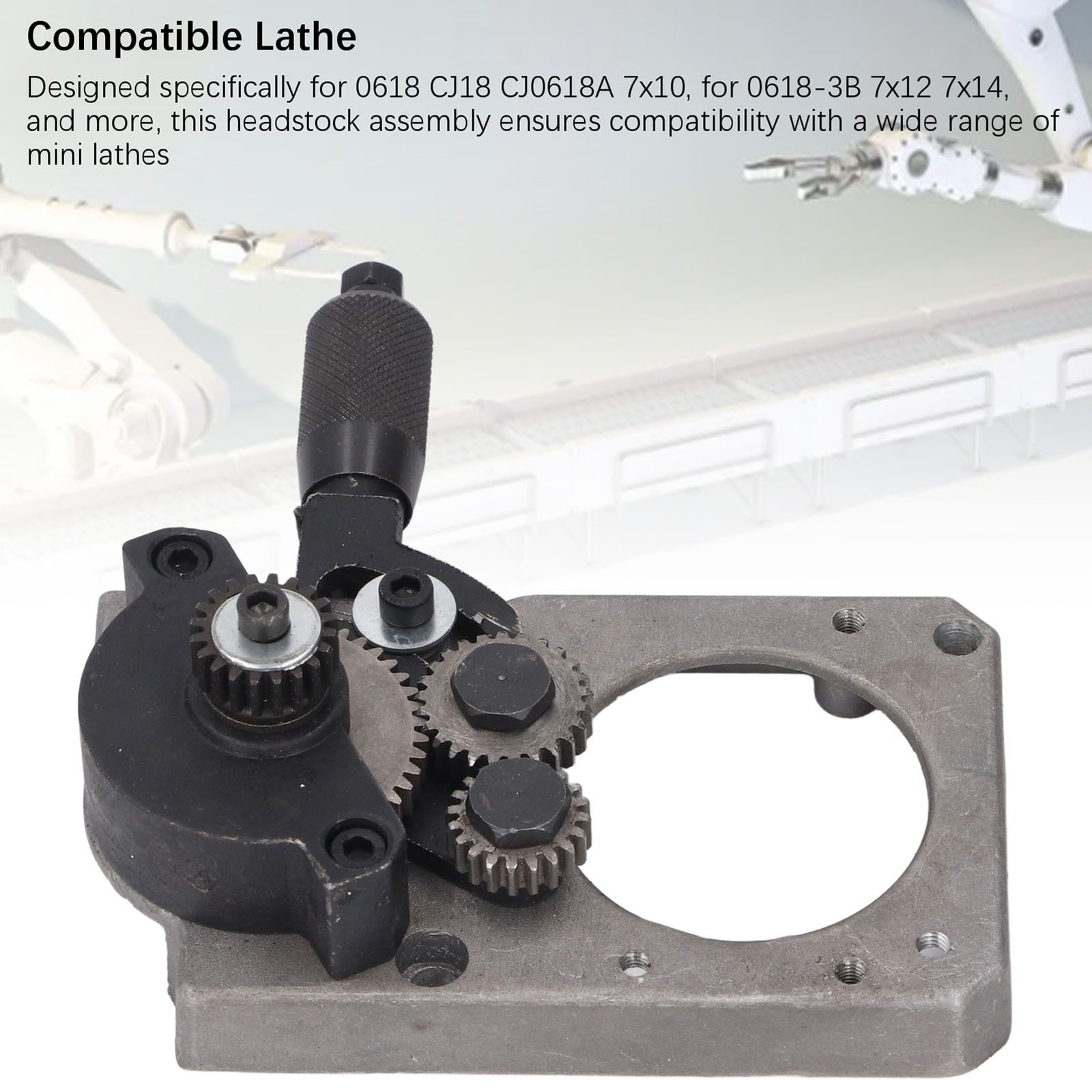 Lathe Headstock Assembly Gear Head Stock Forward Reverse Accessory For 0618 CJ18