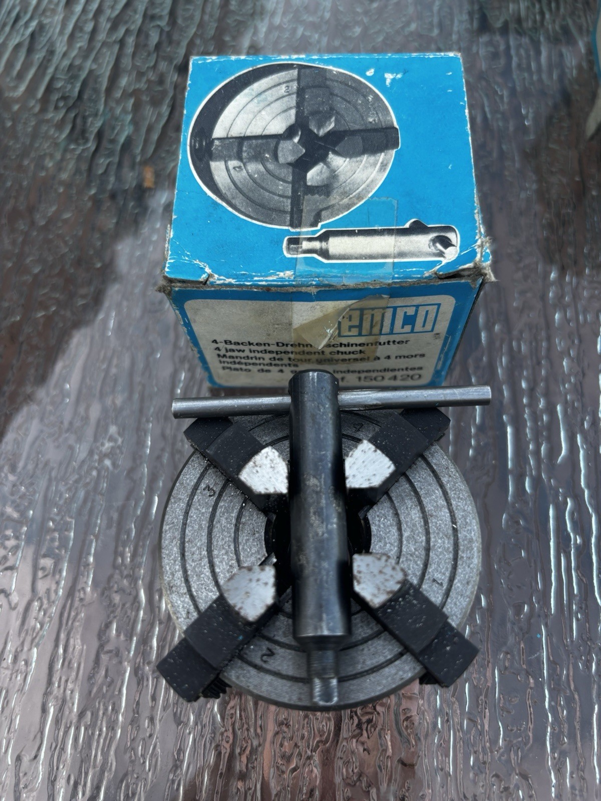 EMCO UNIMAT 3 Lathe 4JAW CHUCK NOS