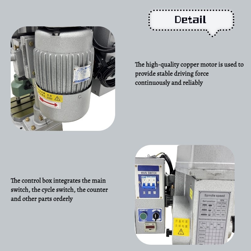 Geared Multi-Spindle Tapping Machine Automatic Double-Head Tapping Machine 110V