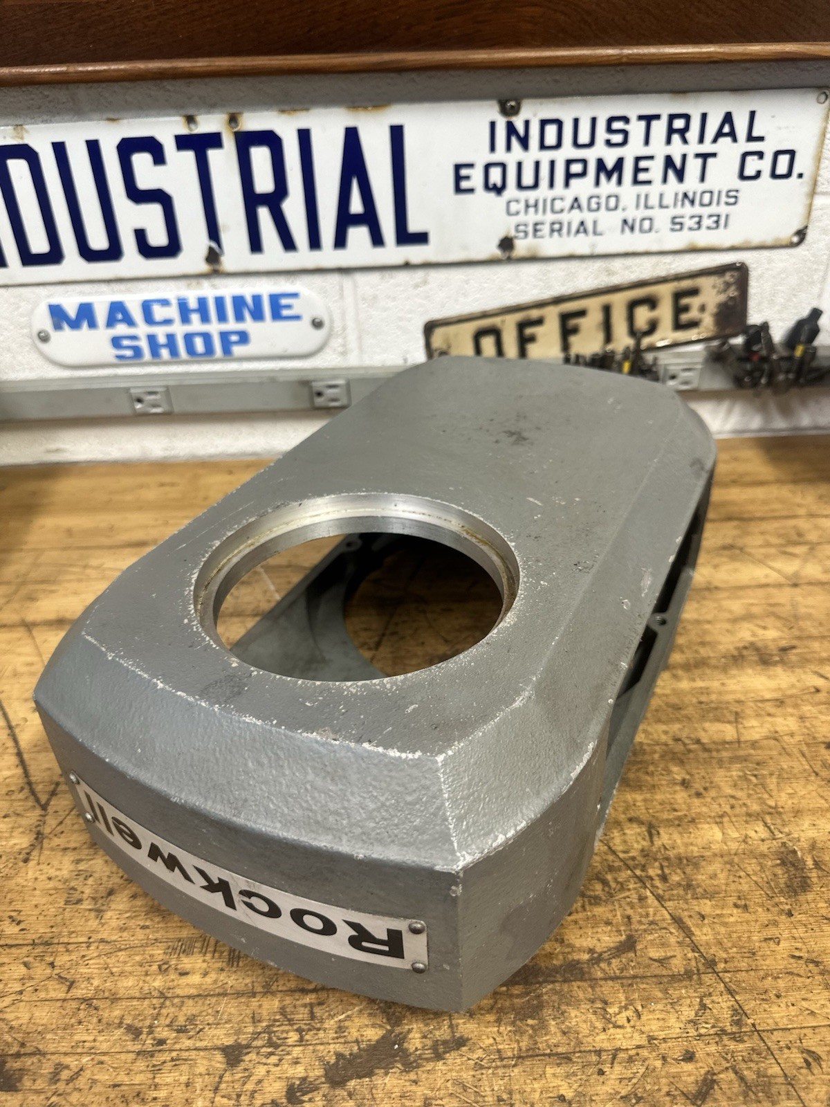 Rockwell 21-100 Milling Machine Headstock Belt Cover Guard