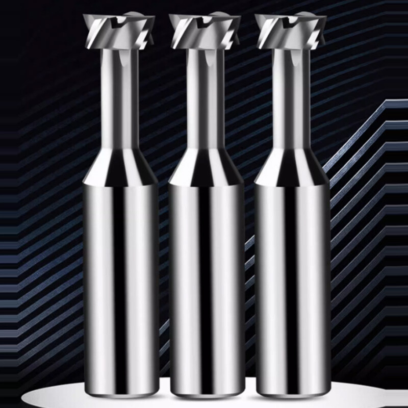 Solid Carbide T-slot Milling Cutter Metalworking Cutter Tool End Mill 58 Degree