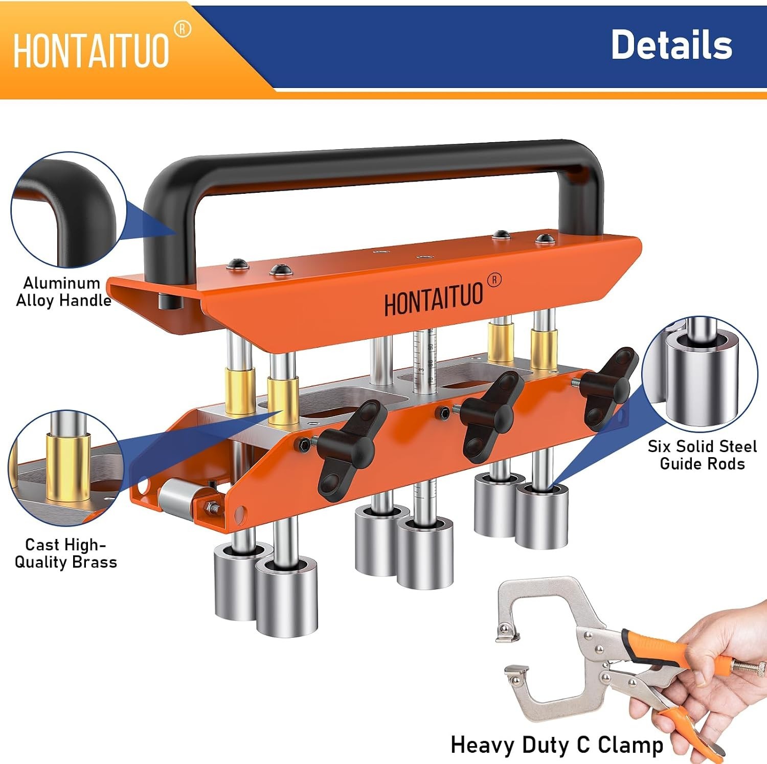 Heavy-Duty Metal Bender with Accurate Depth Gauge – 29 to 22 Gauge Compatibility