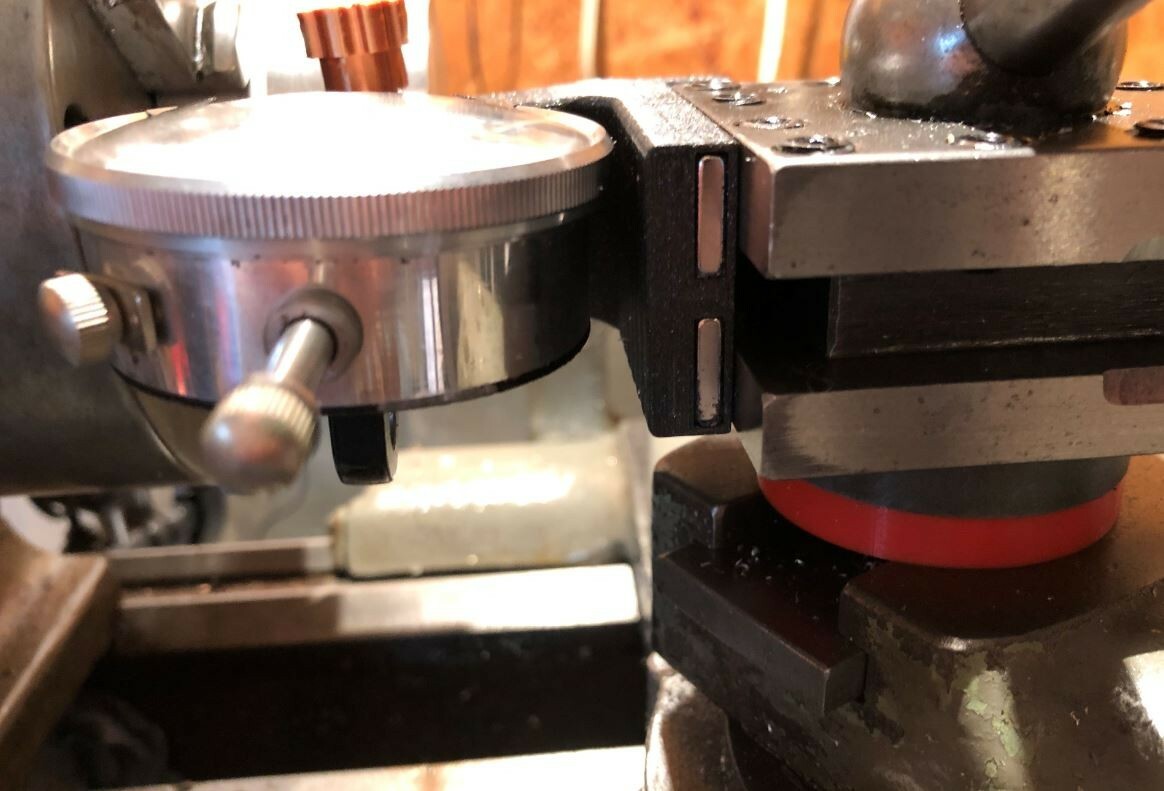 Lathe Magnetic 3/8″ Indicator Tool Holder (Indicator not INCLUDE)