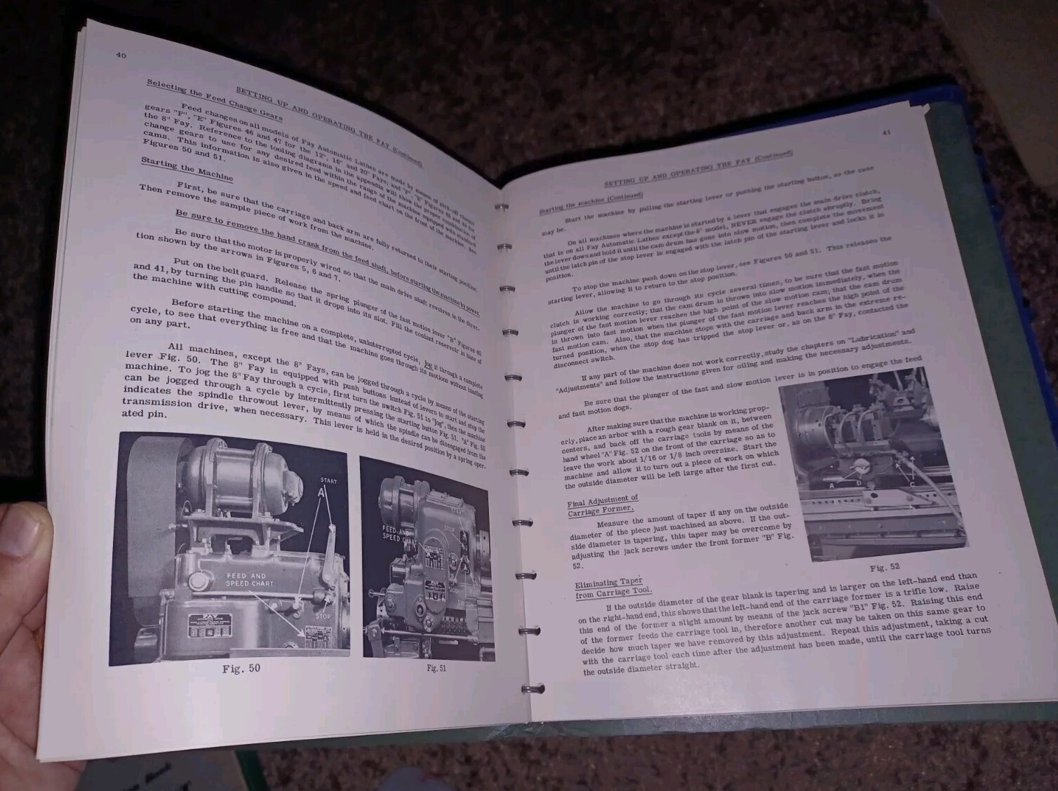 Jones & Lamson FAY Automatic Lathes Operating Instructions Manual ORIGINAL Book!