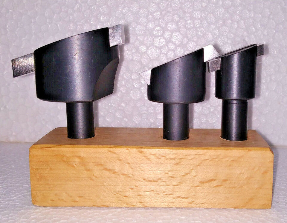 FLY CUTTER 3 PC SET 1/2″ SHANK + 3 PC H.S.S SQUARE TOOL-BIT WITH WOODEN STAND