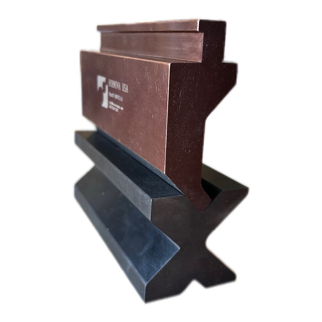NEW 6” American Type Press Brake Punch (Height: 3.03″) & 4-Way Die (2.36″sq)