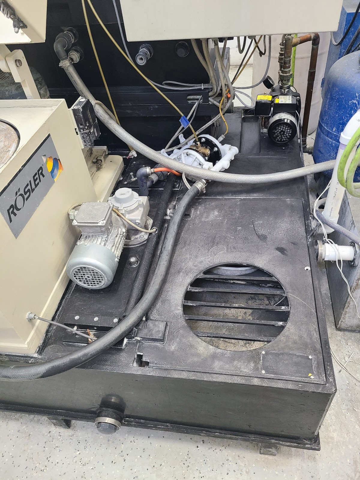 ROSLER Z-800 Centrifuge for removing mud from vibratory tumbler rinse water