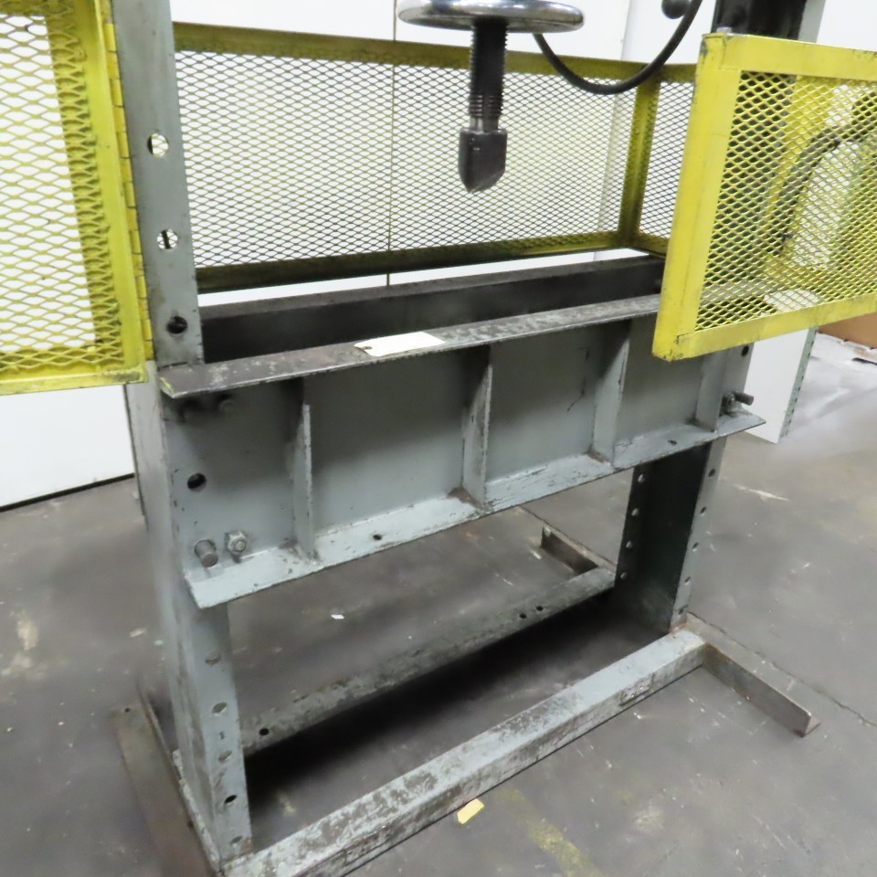 Dake 75PA 75-Ton Hand Operated Air Powered Hydraulic H-Frame Press 4.5″RamTravel