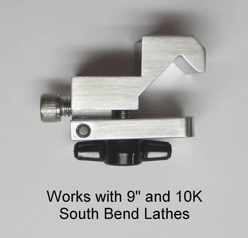 South Bend lathe dial indicator clamp for 9″&10K
