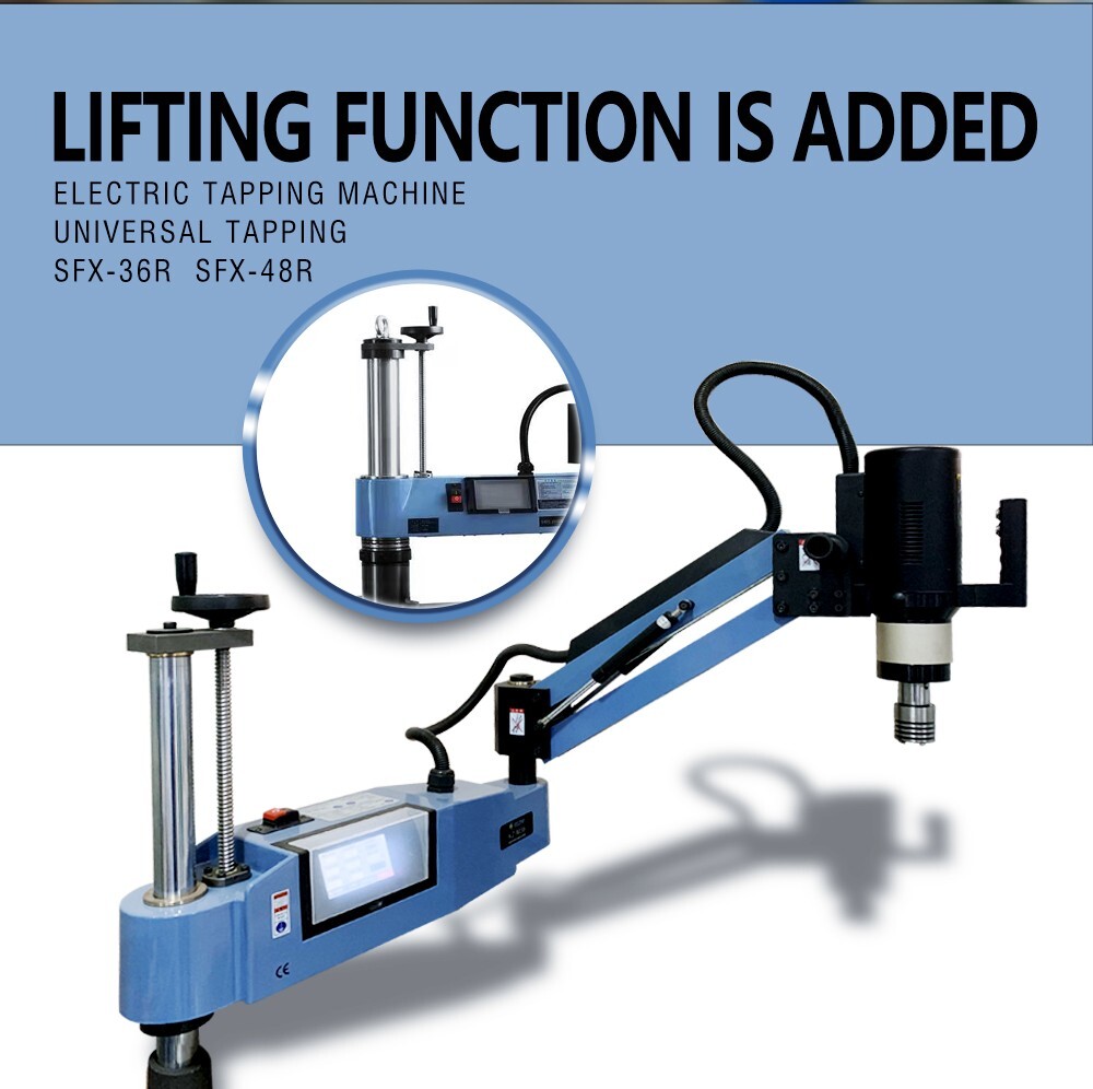 US Stock SFX-M24HR 110V Electric Tapping Machine Tap Range M4-M20 Touch Screen