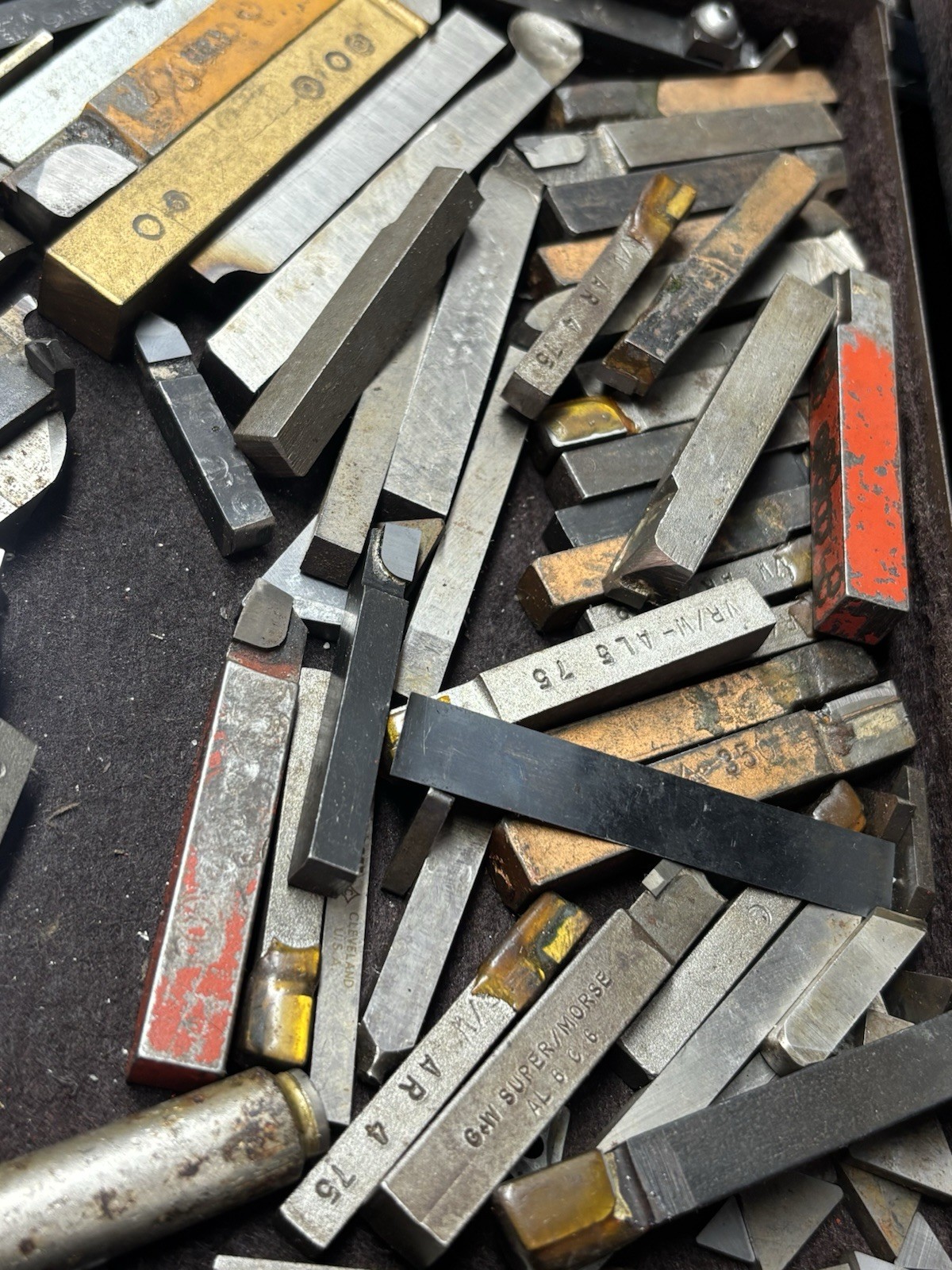 Lot Of High Speed Steel Cutting Blades Lathe Mill CNC Machining