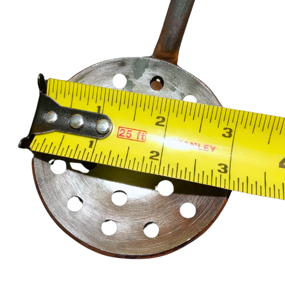 RotoMetals Casting Skimmer – 3 inch Steel for Lead/Pewter/Zinc Alloys Skimming