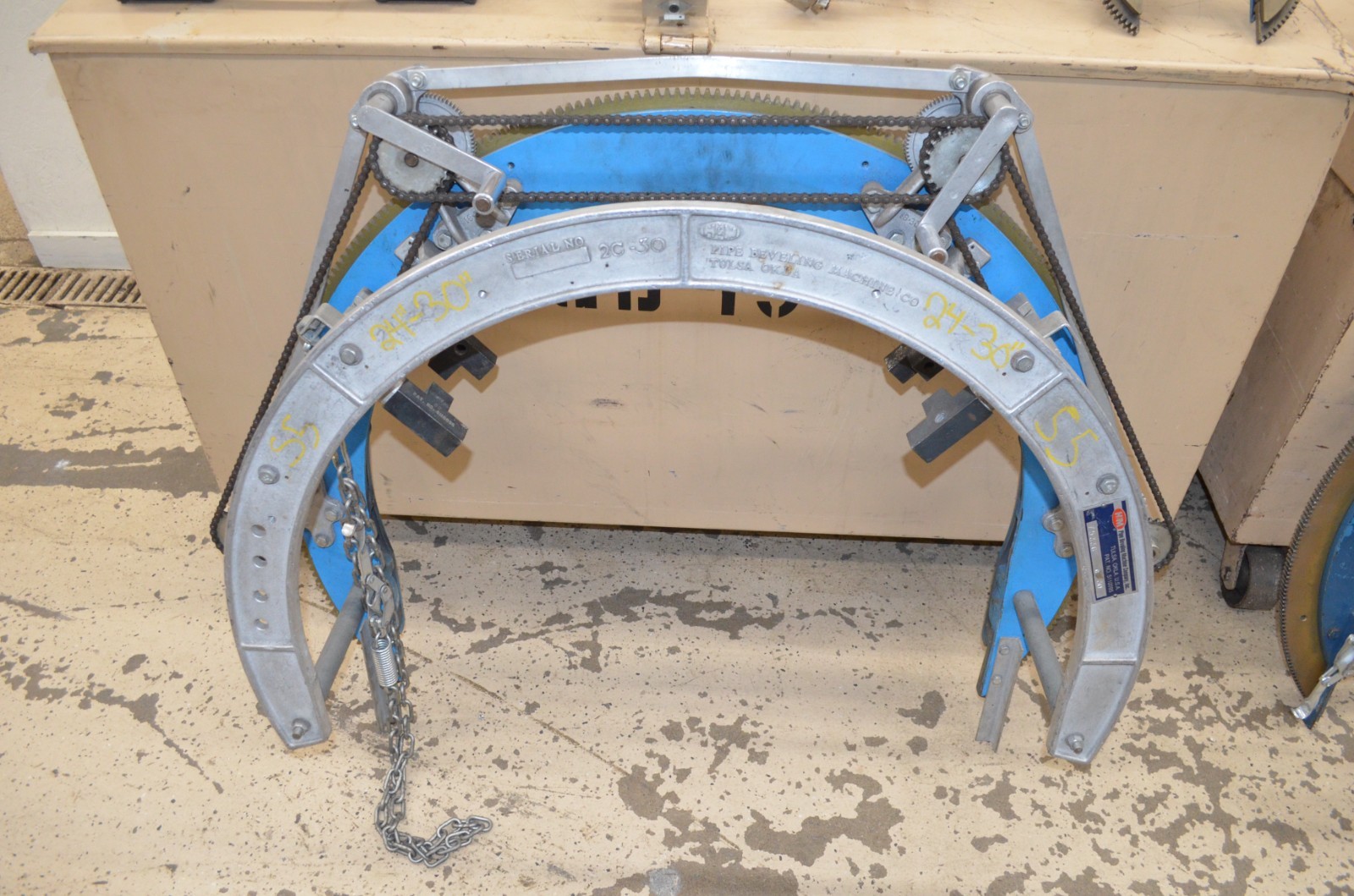 5 H&M Pipe Beveling Saddle Machines 2″ to 30″ Models 0, 1, 2, 3, & 30 w/ Extras