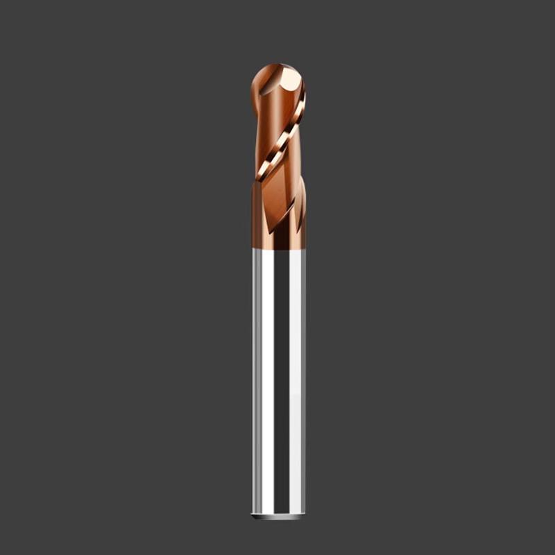 HRC60° CNC Lathe Milling Cutter Ball Nose Drill Bit 2 Flutes Carbide End Mill