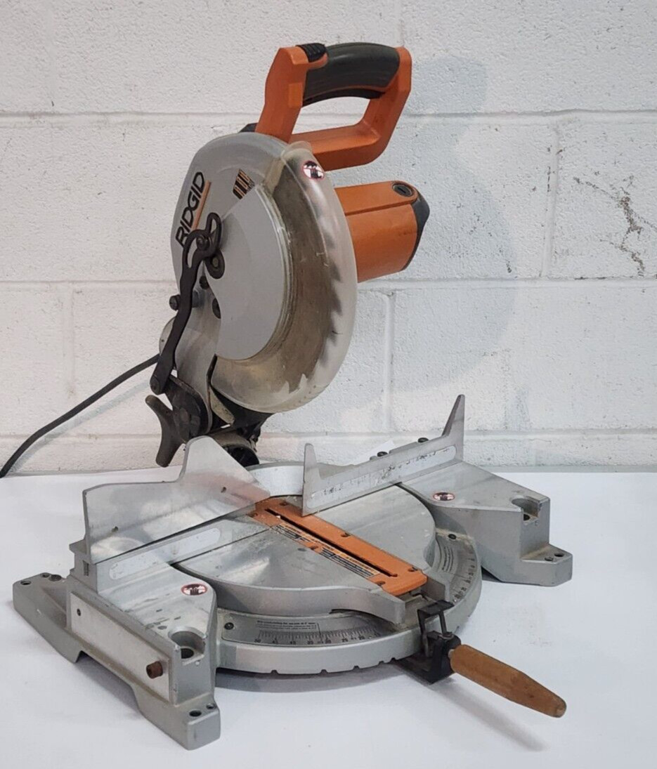 RIGID 10″ COMPOUND MITERSAW MS1065LZA 120V AC 15 AMPS