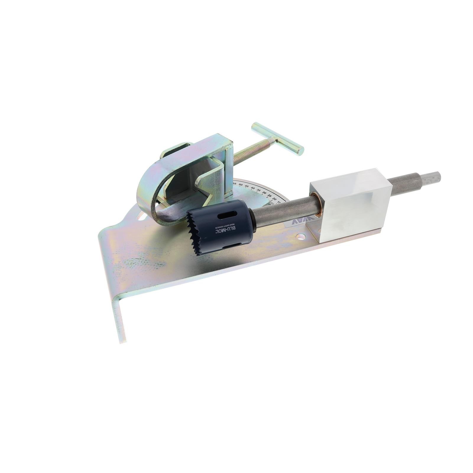 Professional Pipe & Tube Notcher, 9/16″ – 2″ Tubing Notching Tool, 40-90 Degree